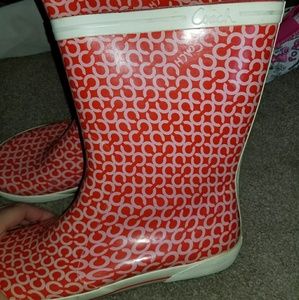 COACH Rain Boots